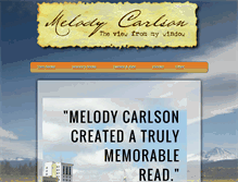 Tablet Screenshot of melodycarlson.com